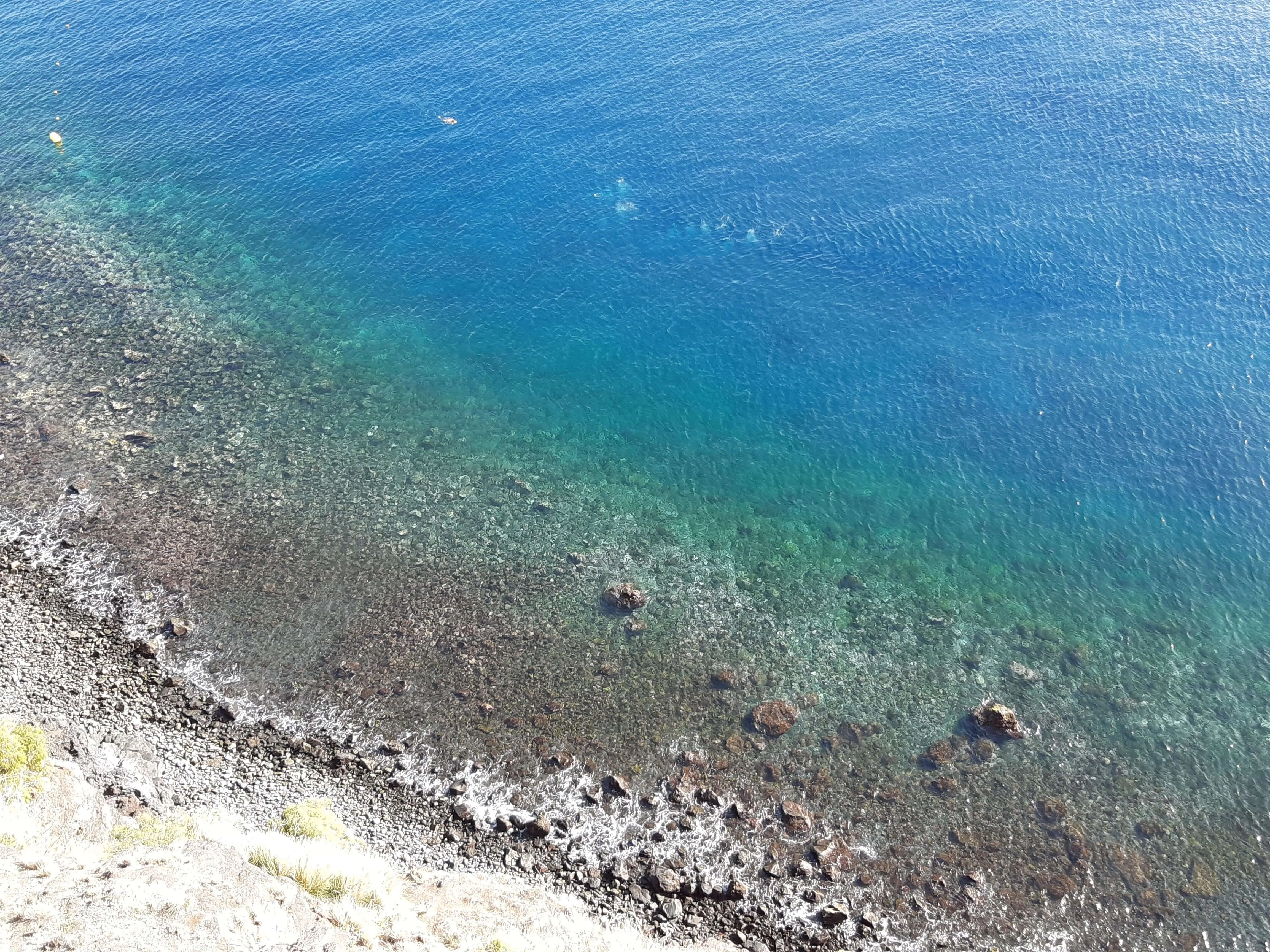 The Atlantic Ocean meeting the cliffs of Tabaiba below the apartment